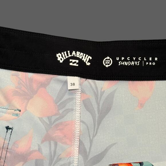 Billabong Sundays Pro 19" Boardshorts Coastal Blue NWT Size 38 - Picture 5 of 8